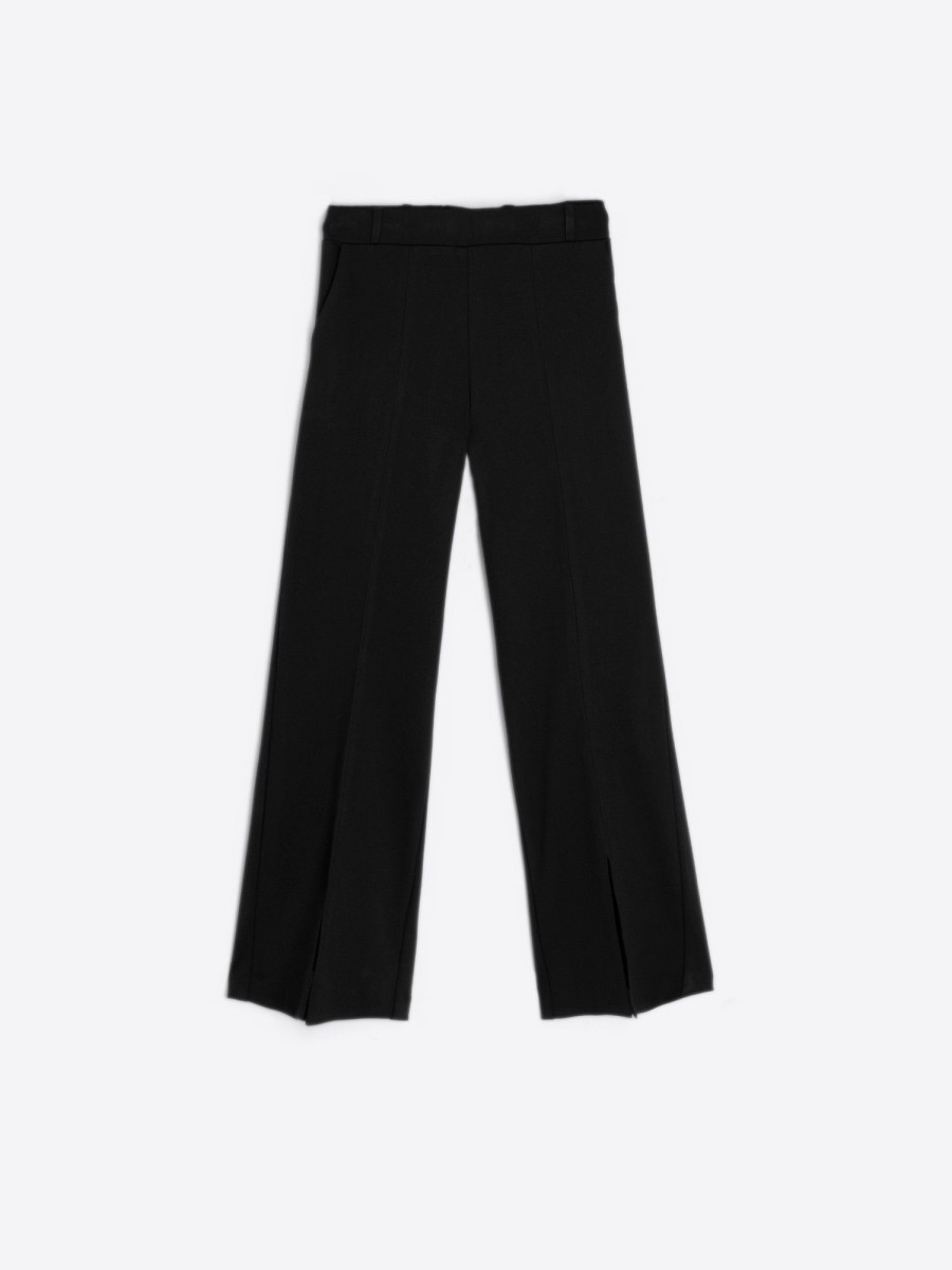 Mujer Vilagallo  | Pantalon Carol Black Strech Knit